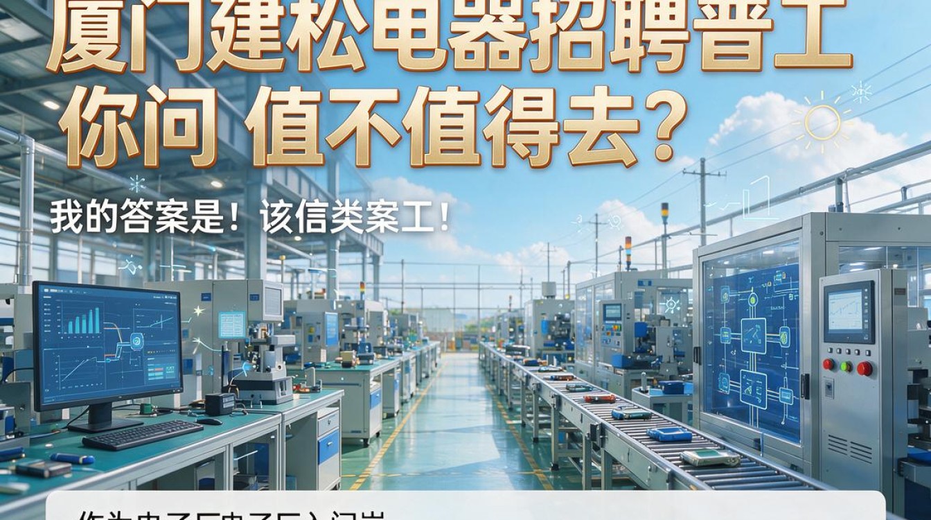 厦门建松电器招聘普工