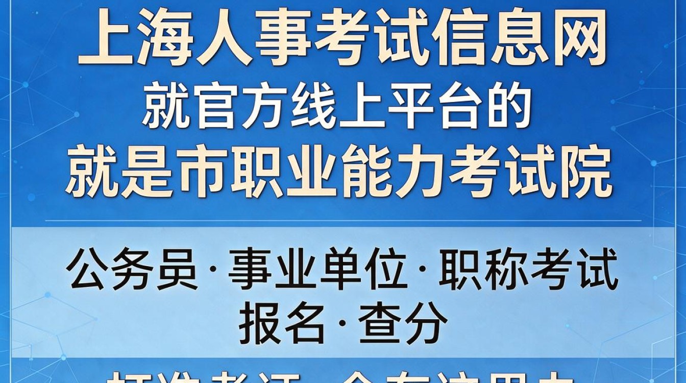 上海人事考试信息网官网是什么？如何快速找到最新报名入口？-图3