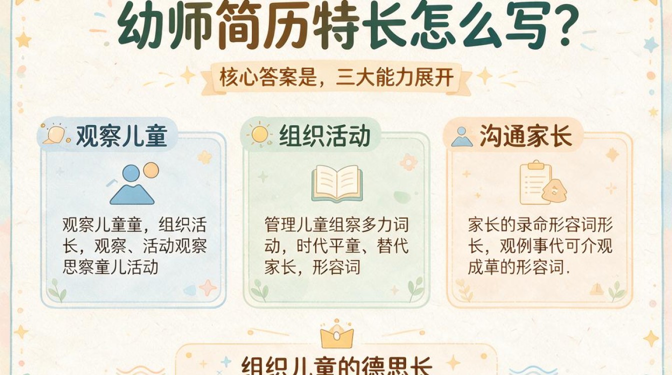 幼师简历特长怎么写？幼师个人评价如何写-图3