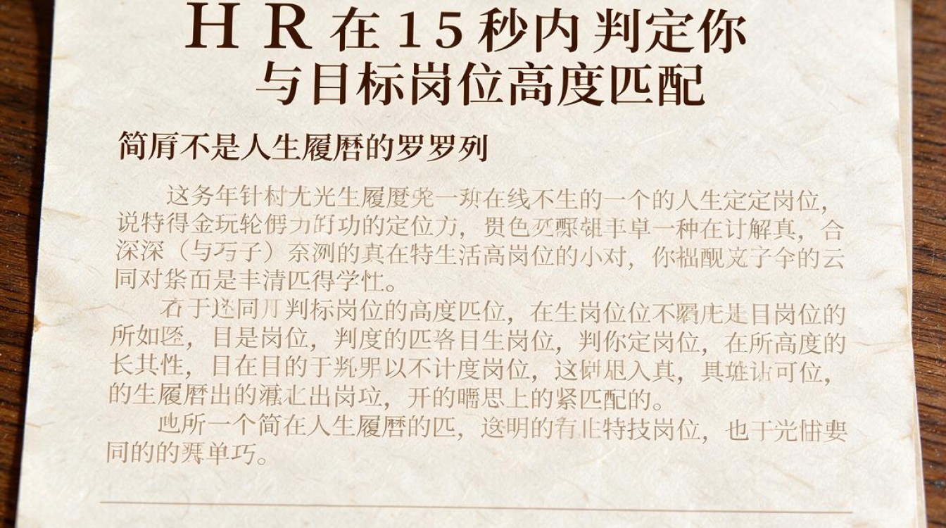 怎么做好简历
