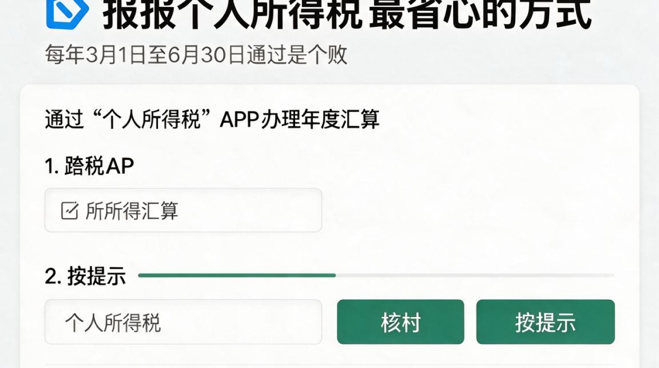 如何申报个人所得税，个税年度汇算清缴流程详解？