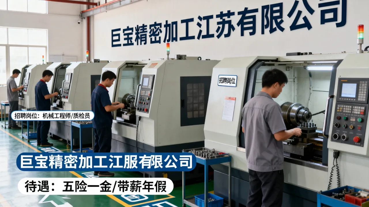 巨宝精密加工江苏有限公司招聘怎么样?,巨宝精密加工招聘待遇-图1 巨宝精密加工江苏有限公司招聘怎么样?,巨宝精密加工招聘待遇-图1