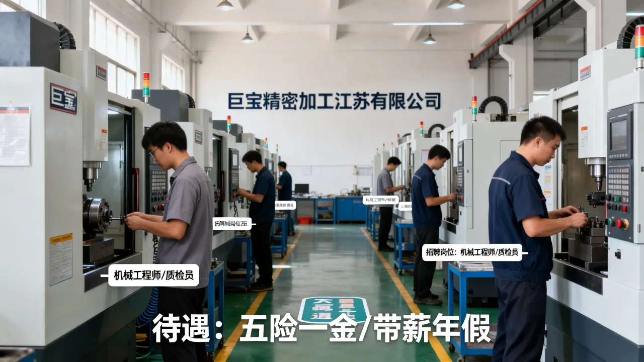 巨宝精密加工江苏有限公司招聘怎么样?,巨宝精密加工招聘待遇-图3 巨宝精密加工江苏有限公司招聘怎么样?,巨宝精密加工招聘待遇-图3