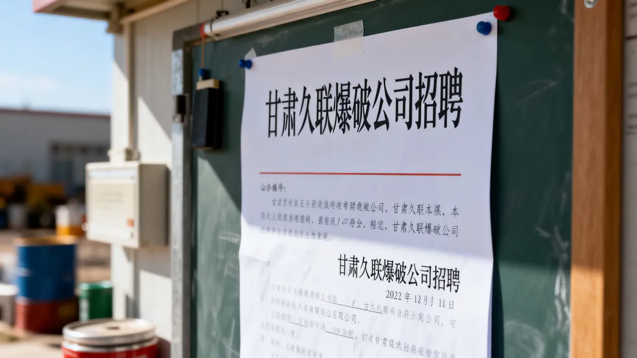 甘肃久联爆破公司招聘是真的吗，甘肃久联爆破公司招聘-图2