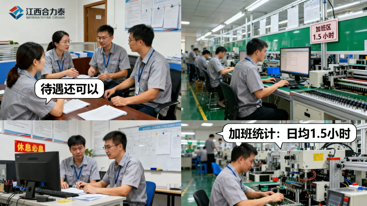 江西合力泰怎么样，员工真实待遇和加班情况值得去吗？-图2