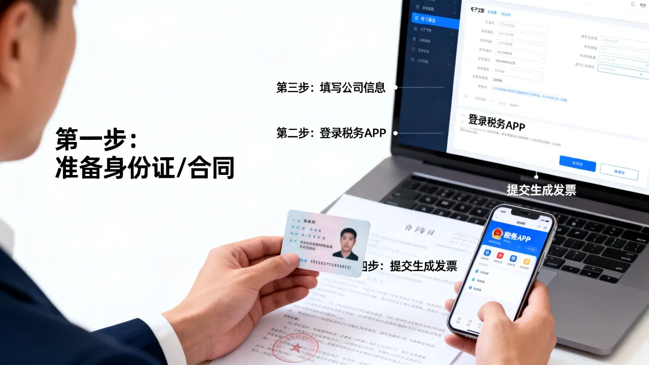 个人如何开发票，个人怎么给公司开发票流程，-图1