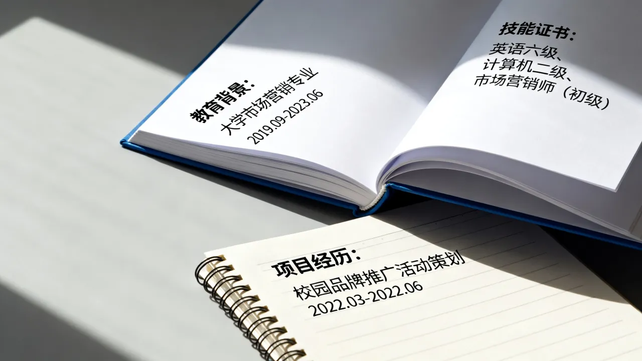 工作经验怎么写，没有工作经验简历怎么写