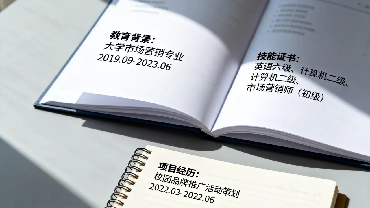 工作经验怎么写，没有工作经验简历怎么写-图2