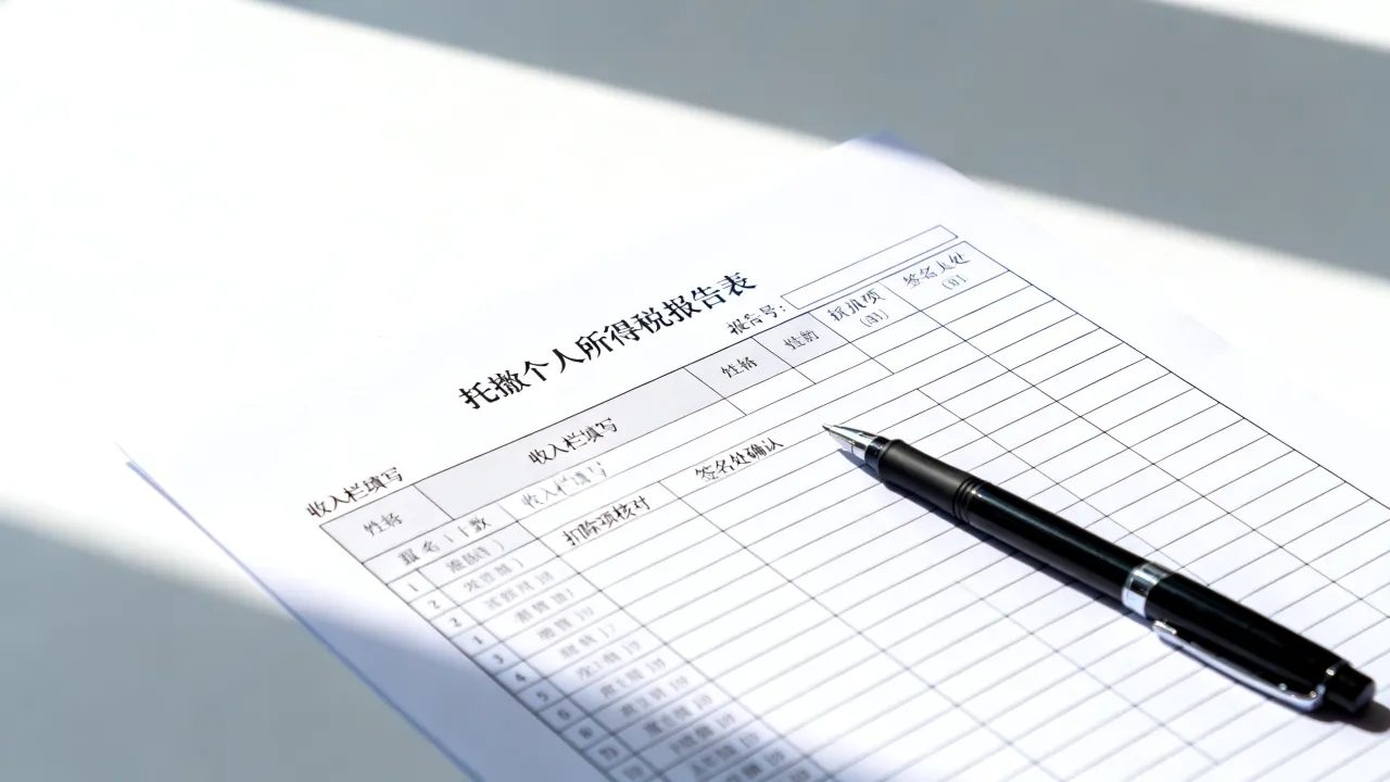 扣缴个人所得税报告表怎么填-图2 扣缴个人所得税报告表怎么填-图2