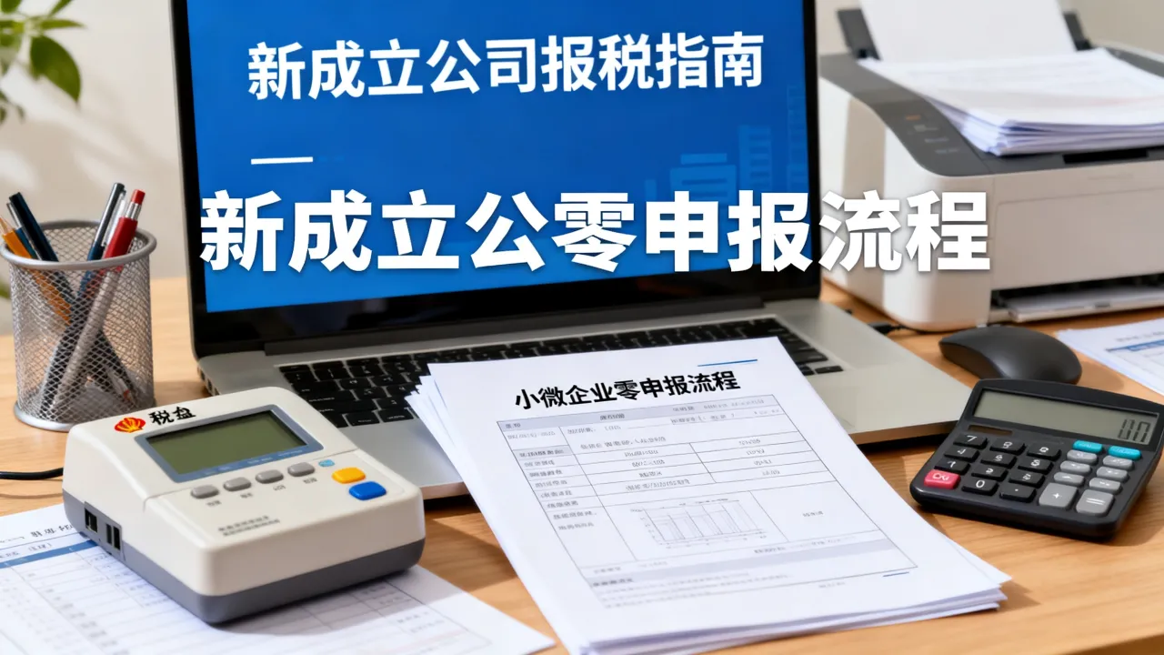 新成立公司如何报税，小微企业零申报流程是什么？-图3