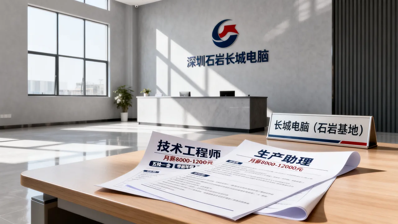深圳石岩长城电脑招聘靠谱吗，工资待遇怎么样？-图2