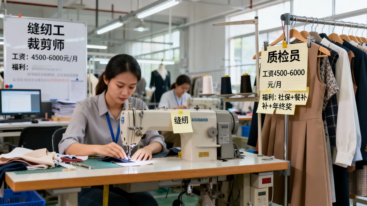 淮南富华服装厂招聘有哪些岗位，工资待遇怎么样？-图2
