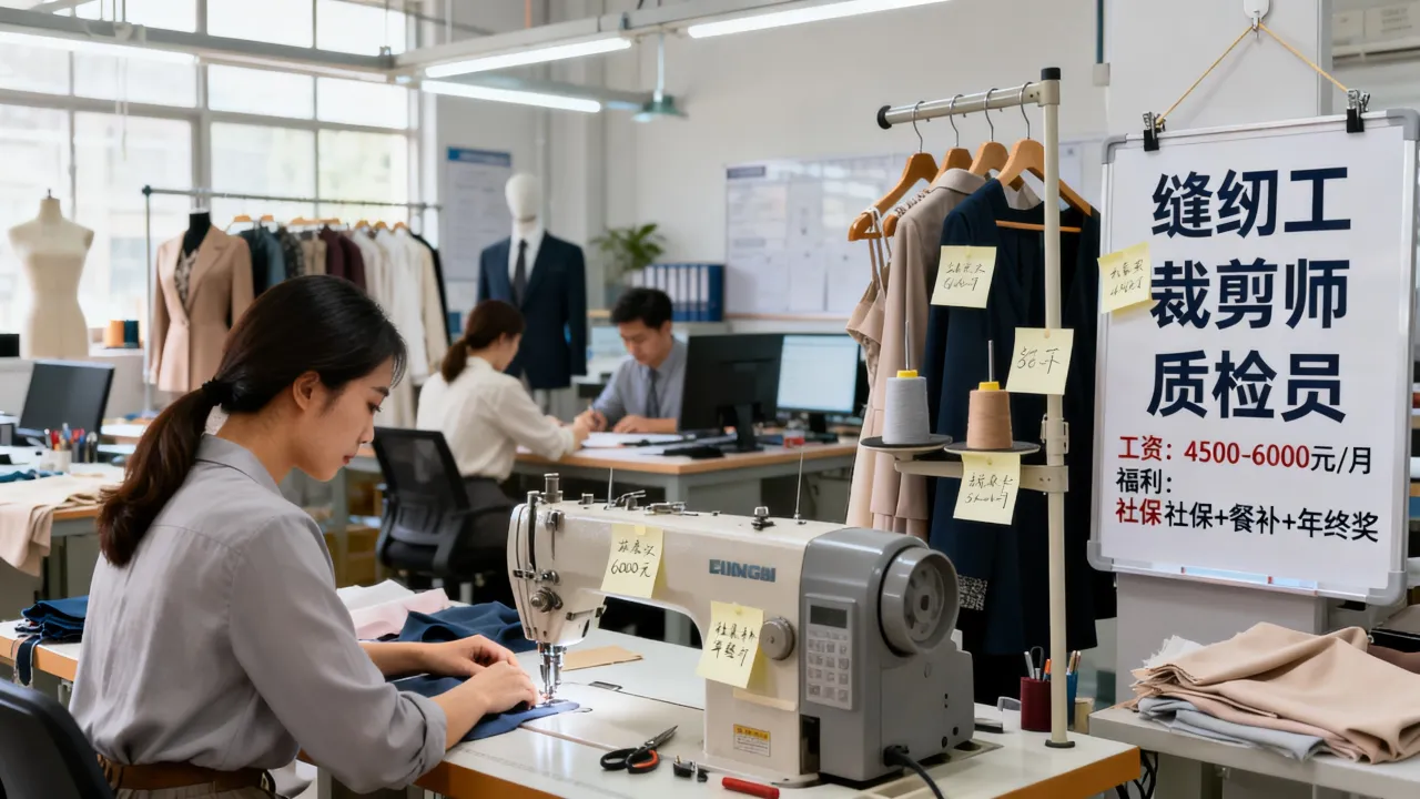 淮南富华服装厂招聘有哪些岗位，工资待遇怎么样？-图3