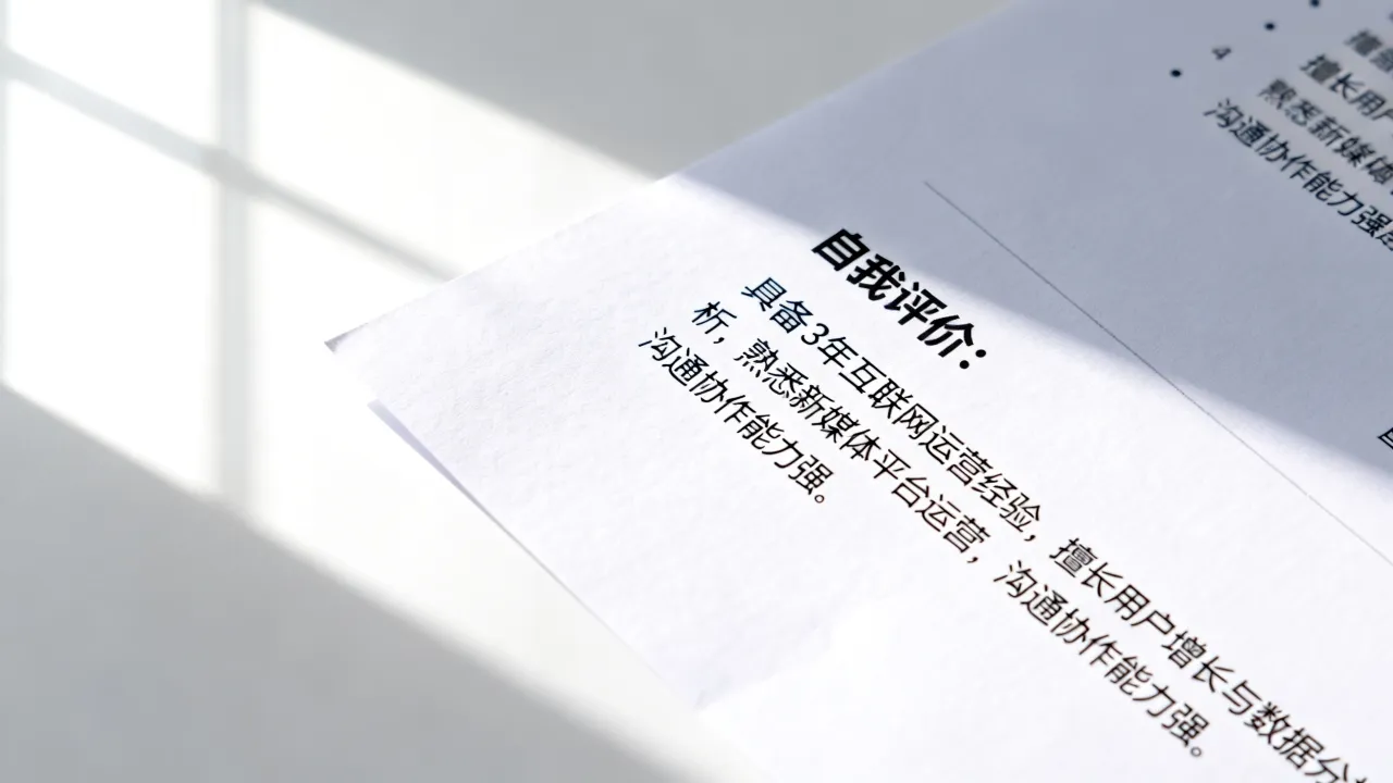 应聘简历怎么写，个人简历的自我评价怎么写？-图2