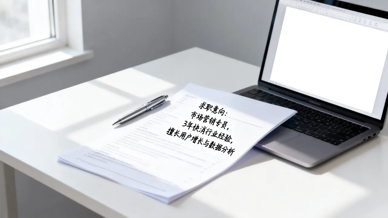 求职意愿怎么写，怎么写才能让HR一眼相中，求职意向范文-图1
