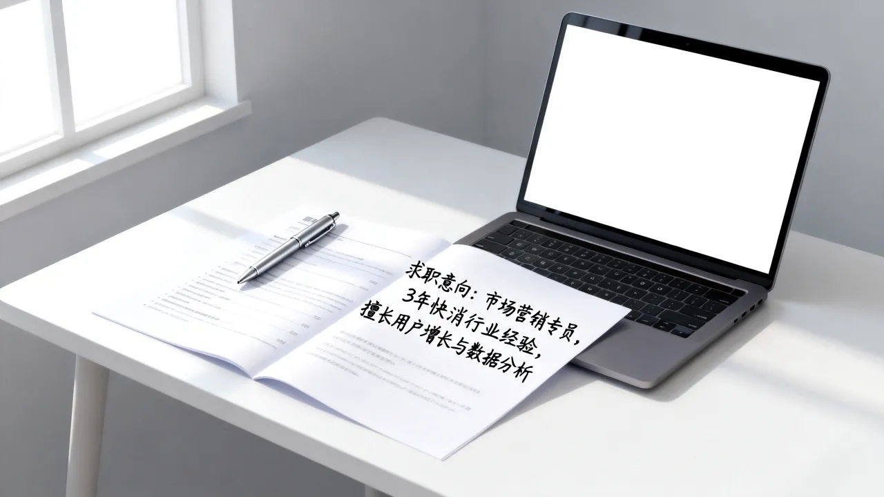 求职意愿怎么写，怎么写才能让HR一眼相中，求职意向范文-图2