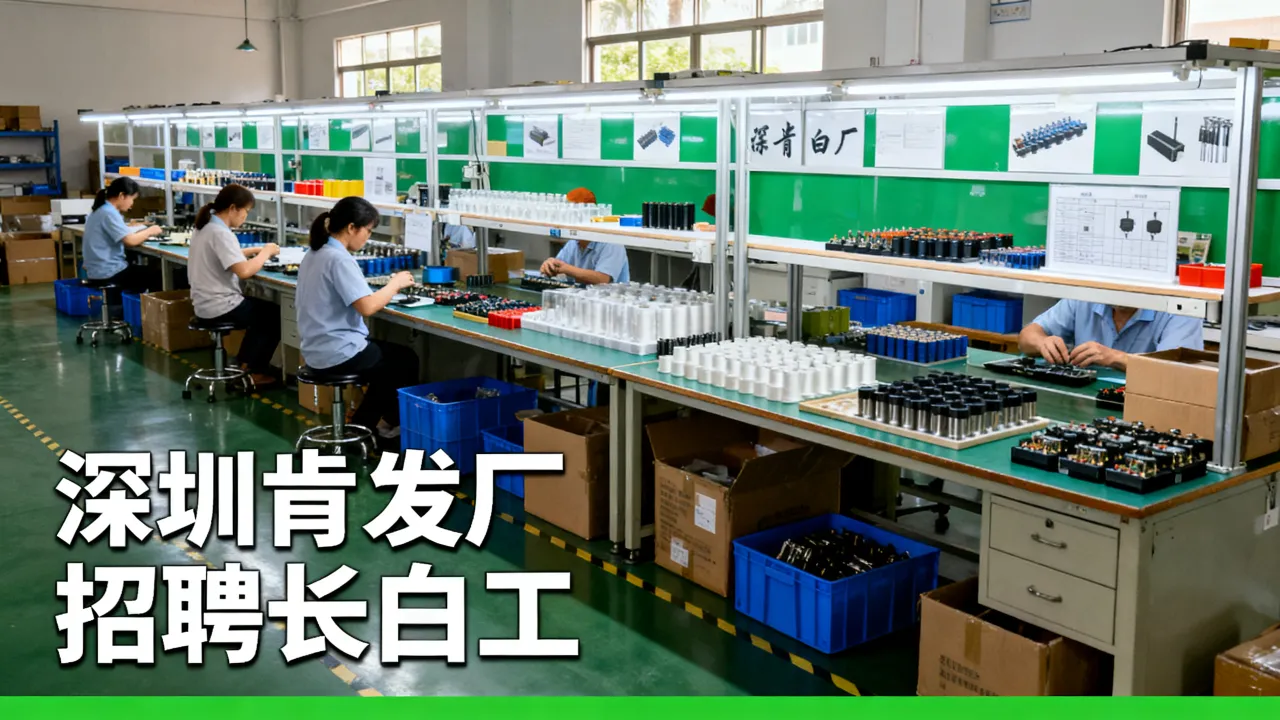 深圳肯发厂招聘信息，深圳肯发厂招聘长白工-图2