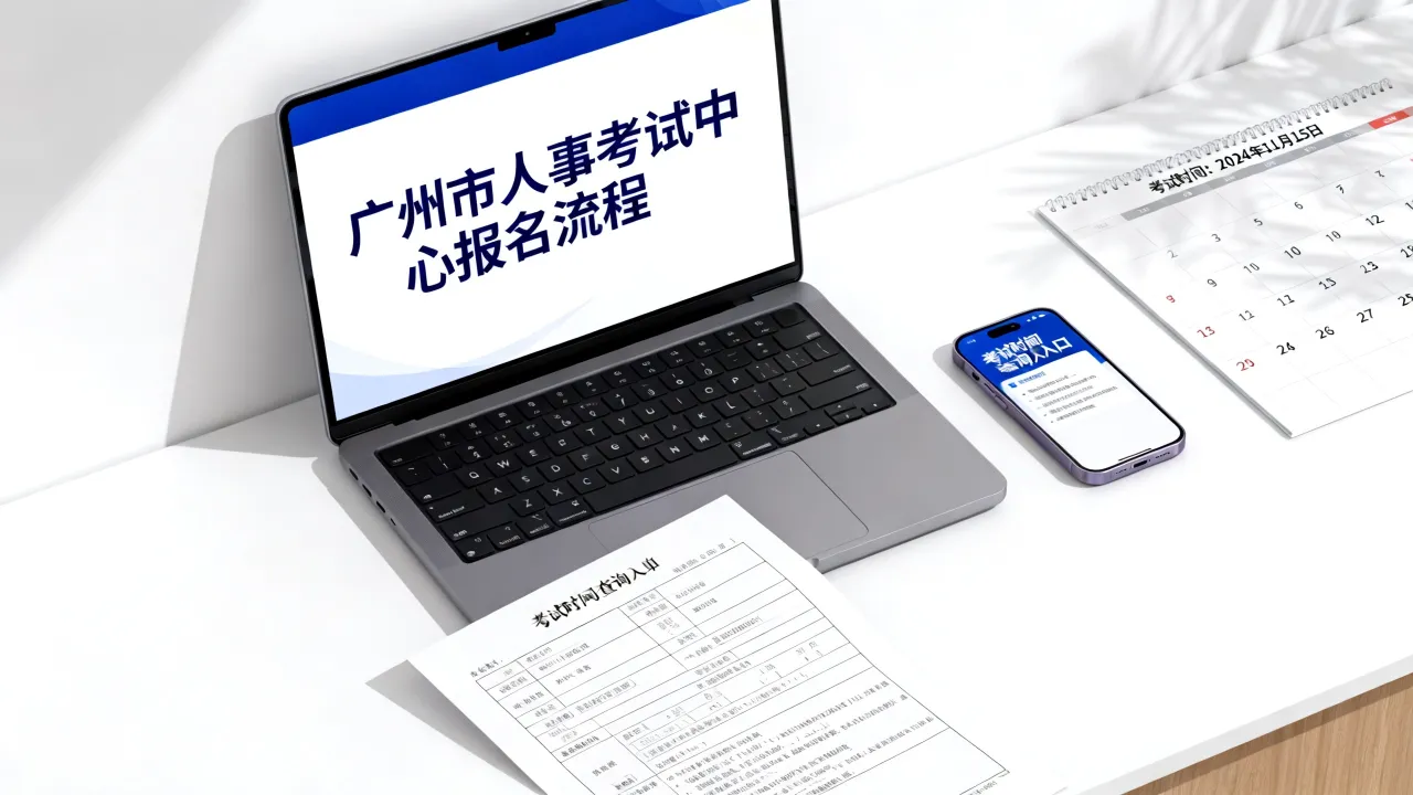 广州市人事考试中心怎么报名？考试时间如何查询-图1