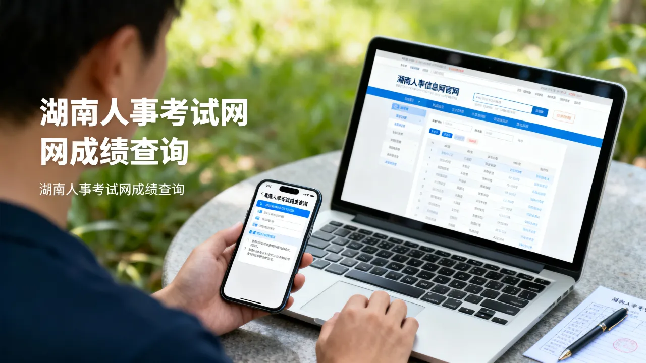 湖南人事信息网官网是什么，湖南人事考试网怎么查成绩-图1
