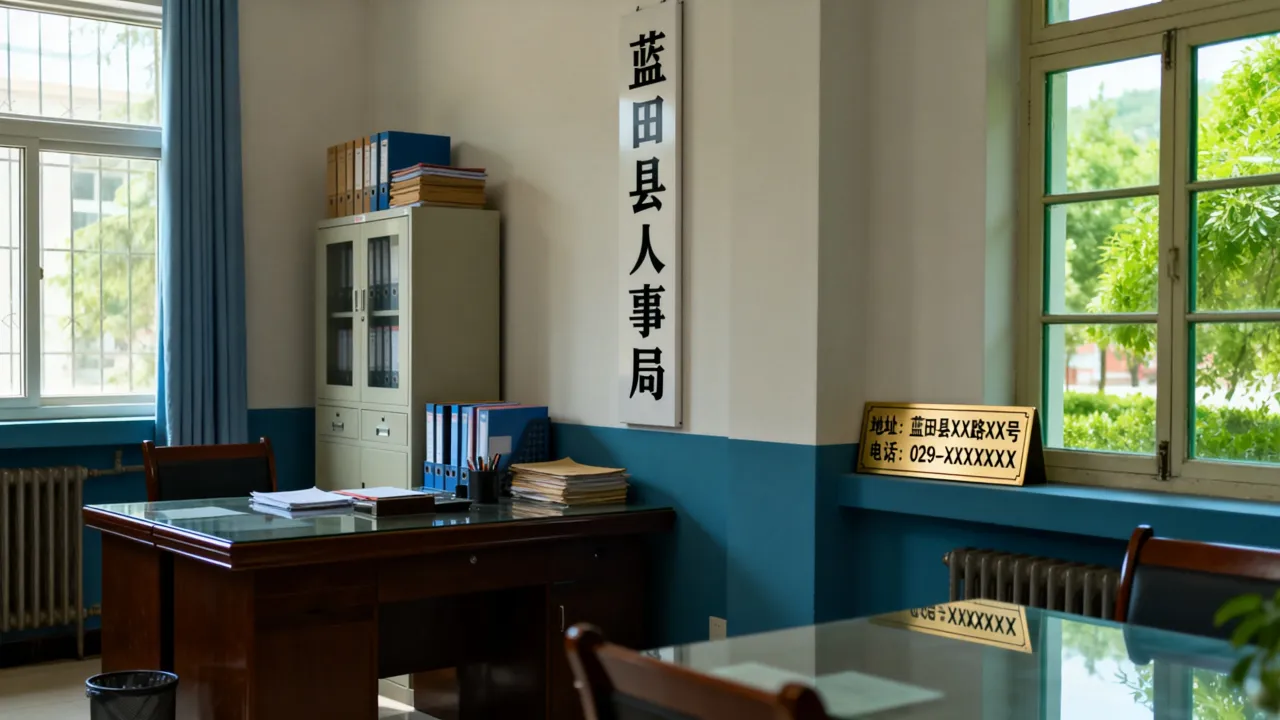 蓝田县人事局在哪里，地址电话是多少？-图2