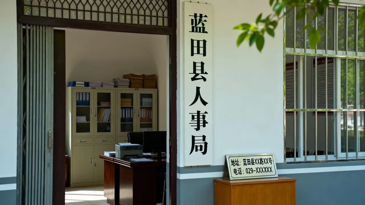 蓝田县人事局在哪里，地址电话是多少？-图3