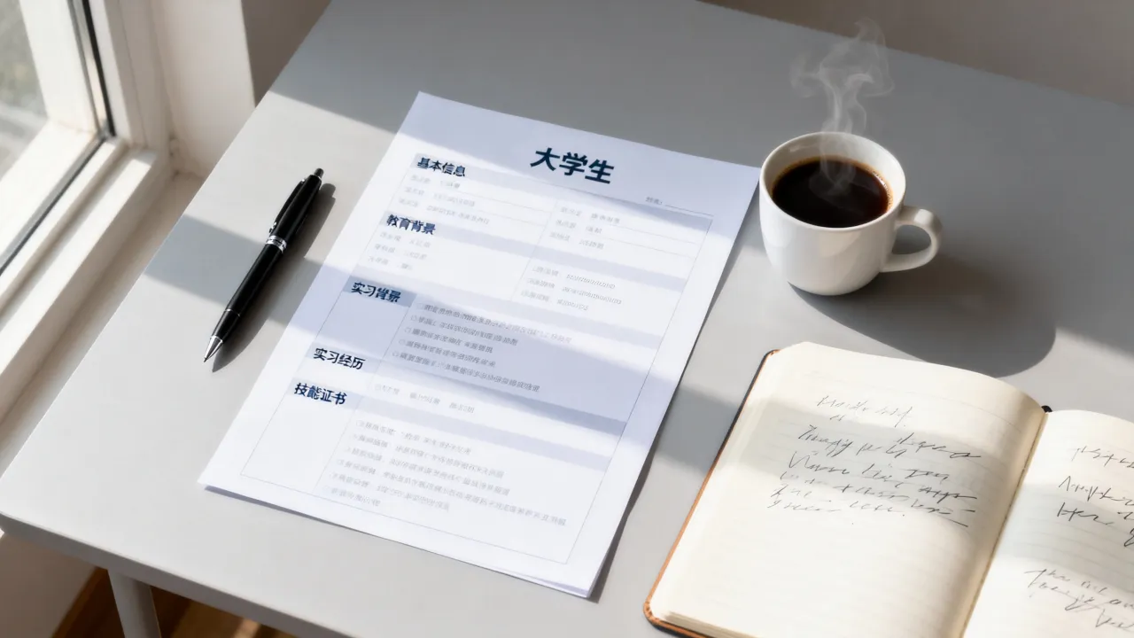 大学生简历该怎么写,应届生求职简历模板与写作技巧大全