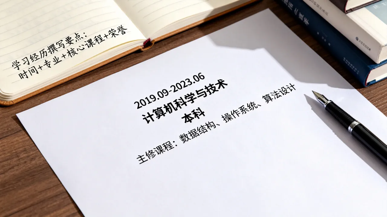 主要学习经历怎么写,简历中学习经历描述要点?-图3 主要学习经历怎么写,简历中学习经历描述要点?-图3