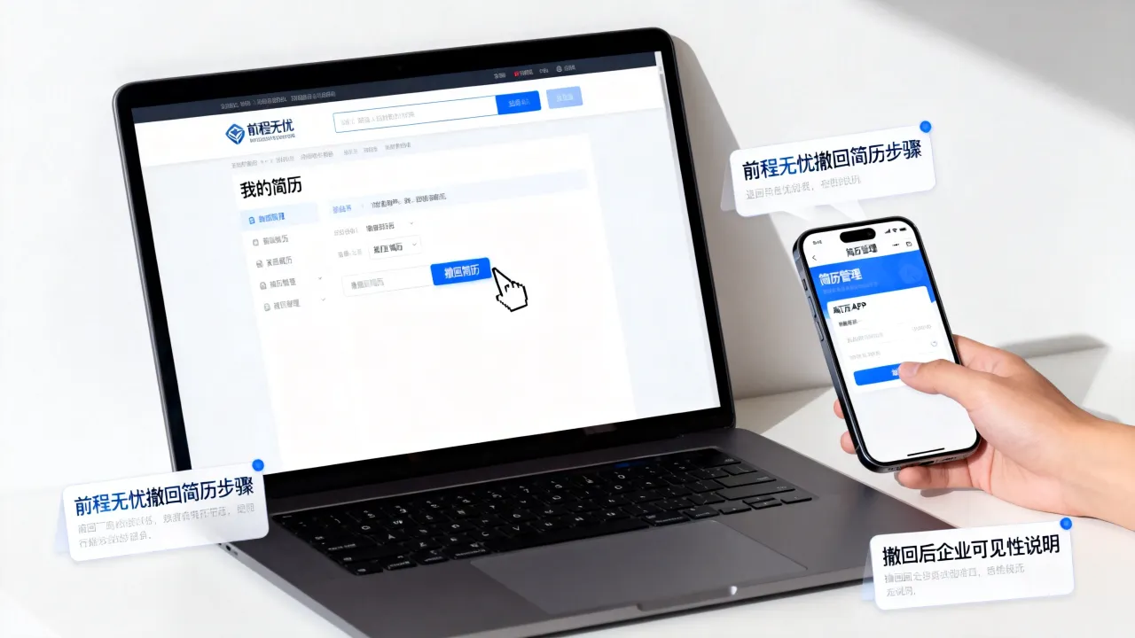 前程无忧怎么撤回简历,撤回后企业还能看到吗?-图1 前程无忧怎么撤回简历,撤回后企业还能看到吗?-图1