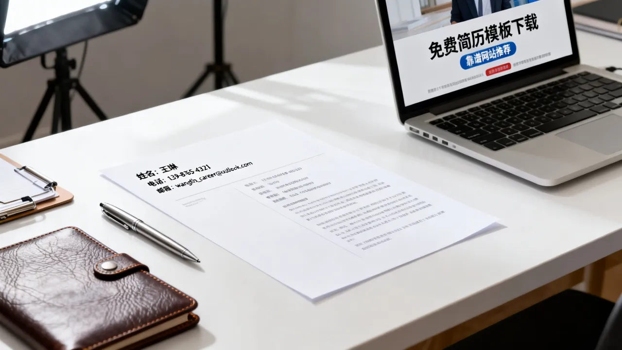 网上简历模板怎么写，免费简历模板下载哪个网站靠谱？-图2
