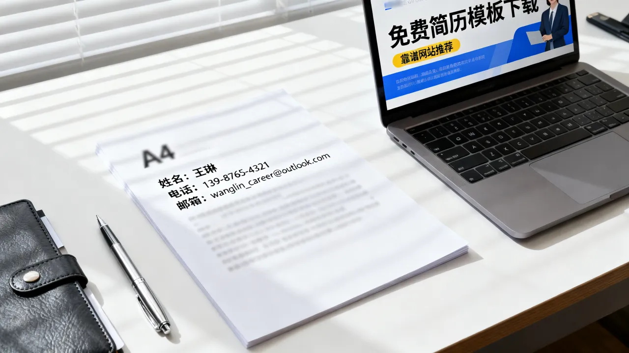网上简历模板怎么写，免费简历模板下载哪个网站靠谱？-图3