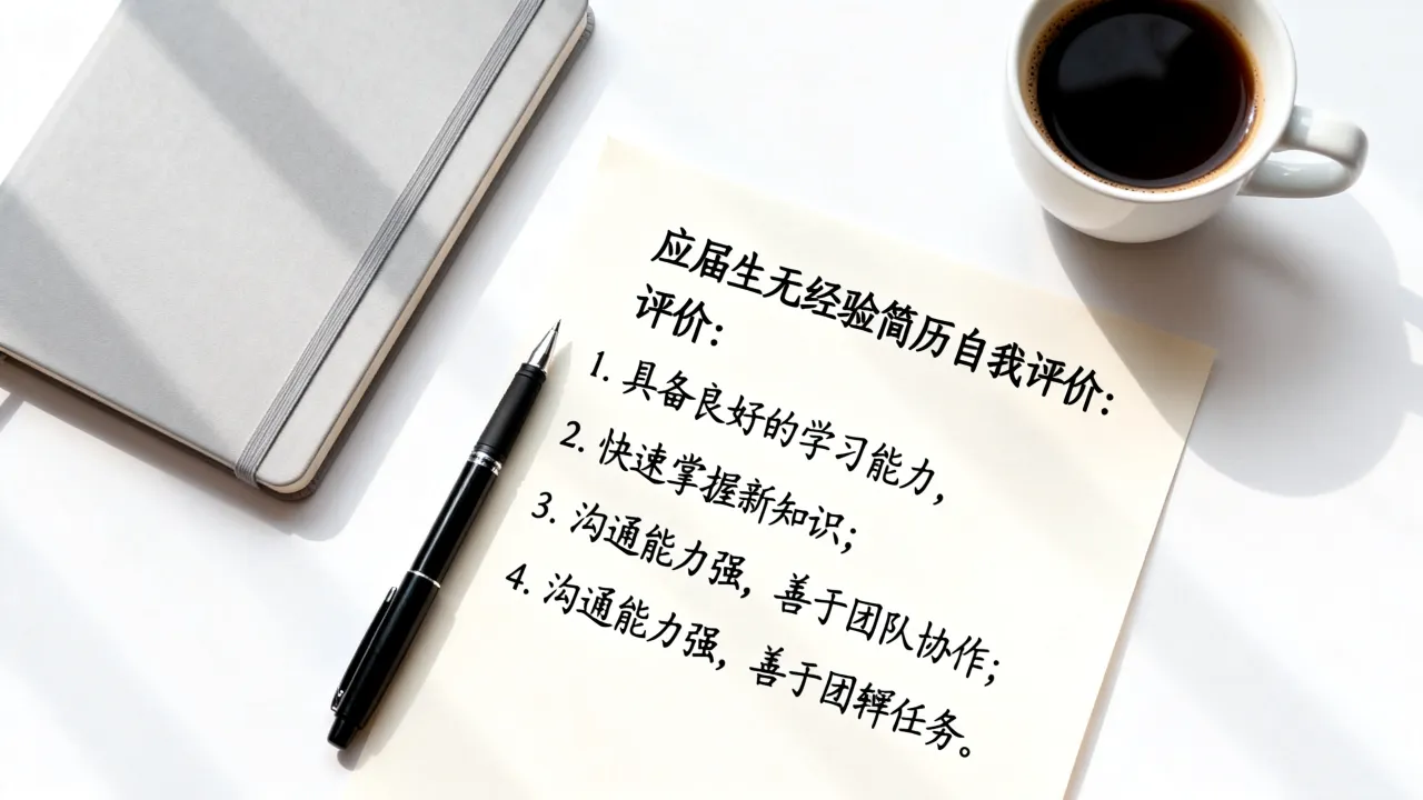 简历该怎么写？应届生无经验简历自我评价怎么写？
