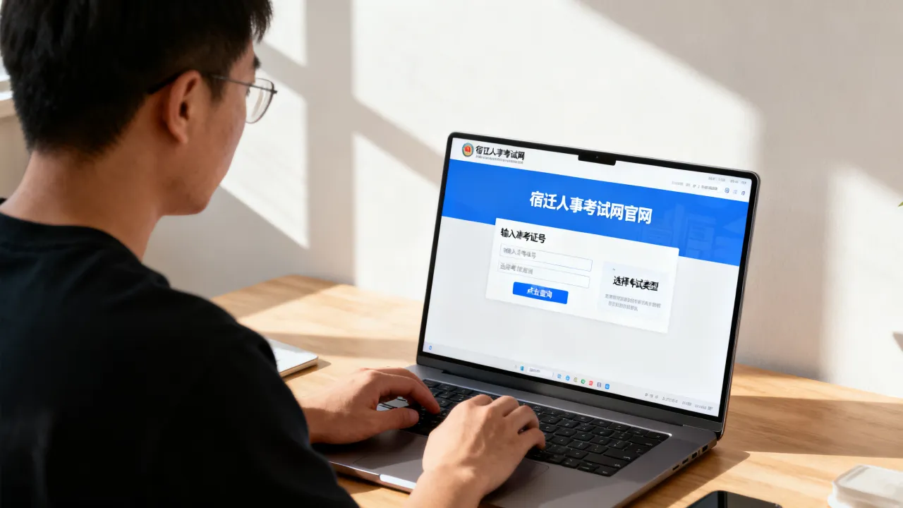 宿迁人事考试网官网是什么，怎么查成绩？-图1