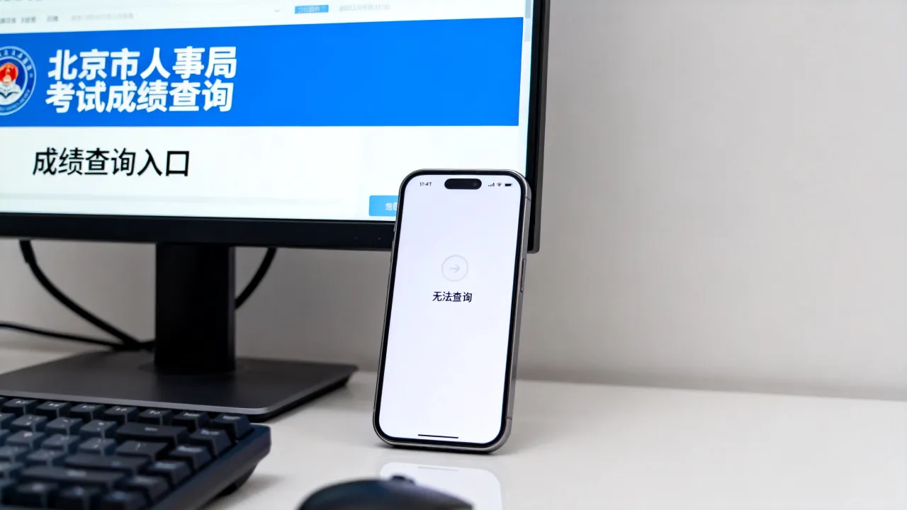 北京市人事局网站查不到考试成绩怎么办，北京市人事局考试成绩查询入口-图1