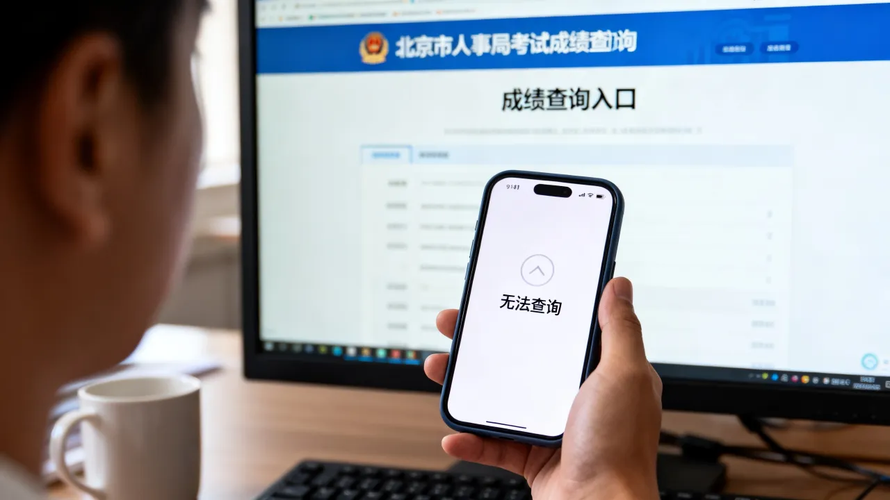 北京市人事局网站查不到考试成绩怎么办，北京市人事局考试成绩查询入口-图2