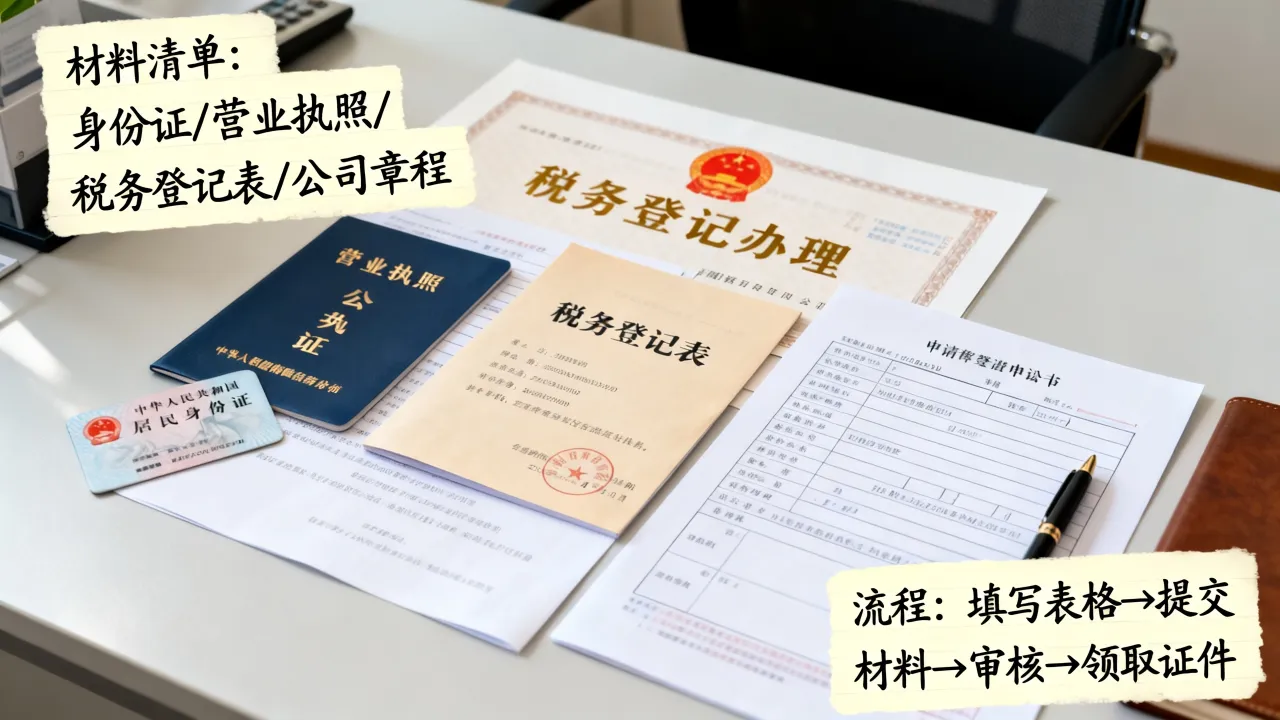 税务登记如何办理，需要哪些材料和流程？-图2