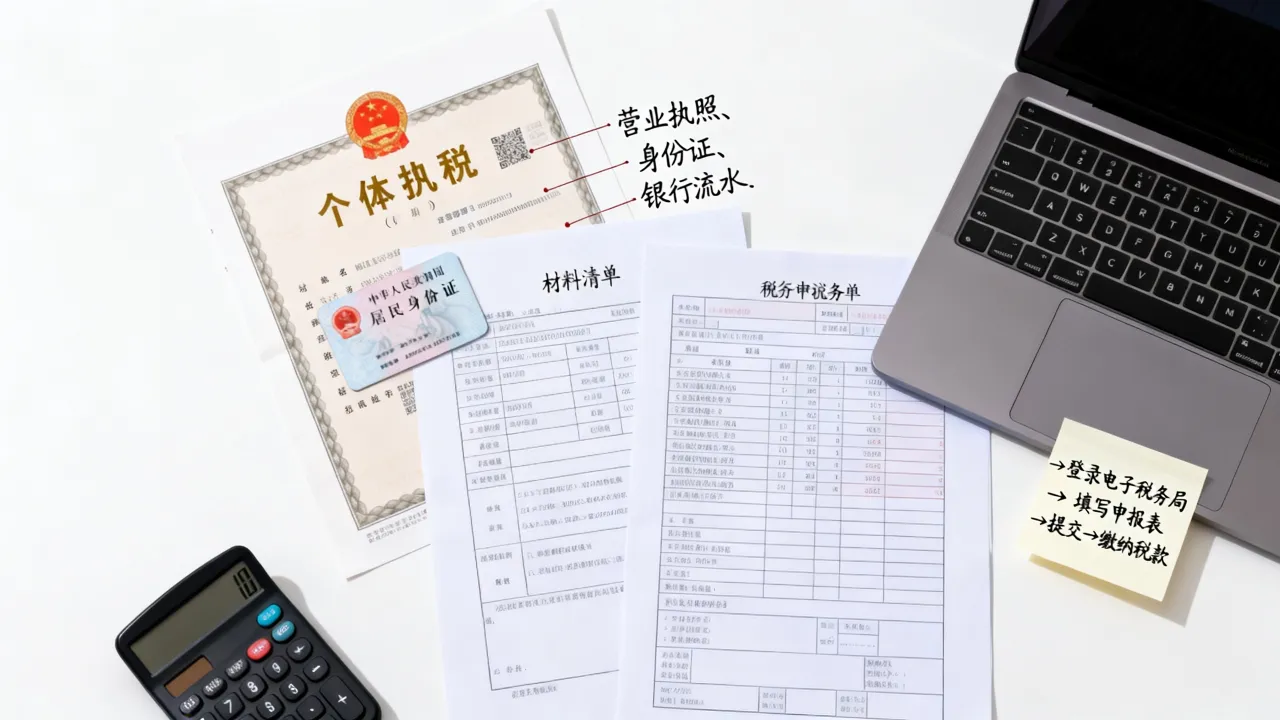 个体户如何报税?个体户报税需要哪些材料和流程?