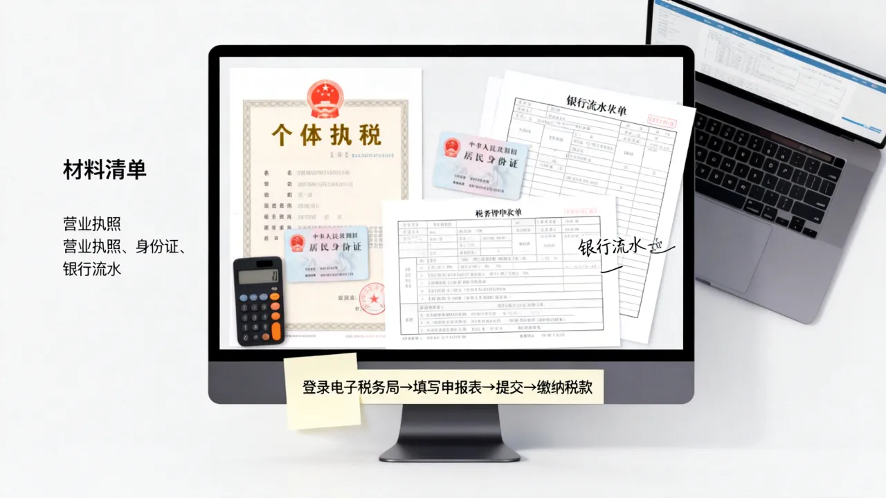 个体户如何报税？个体户报税需要哪些材料和流程？-图3