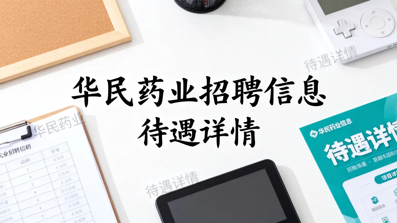 华民药业招聘信息在哪看，华民药业招聘待遇怎么样？