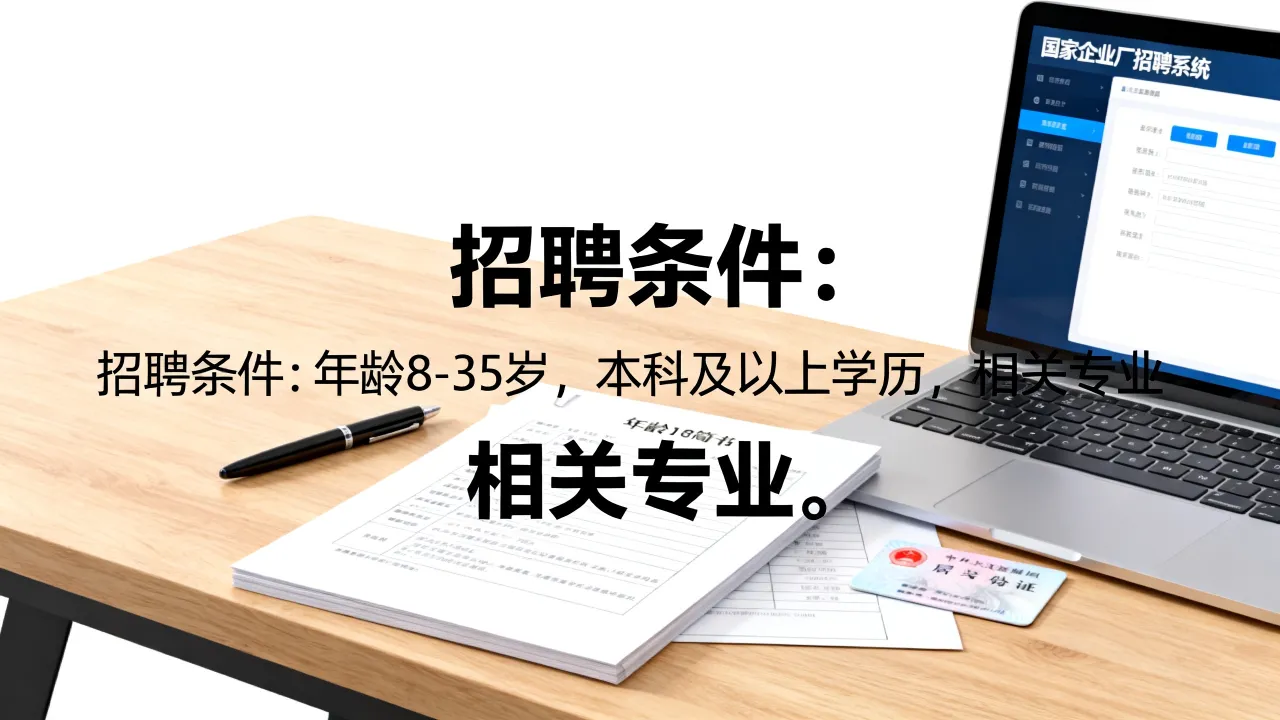 国家企业厂招聘有哪些条件？国家企业厂招聘怎么报名-图1