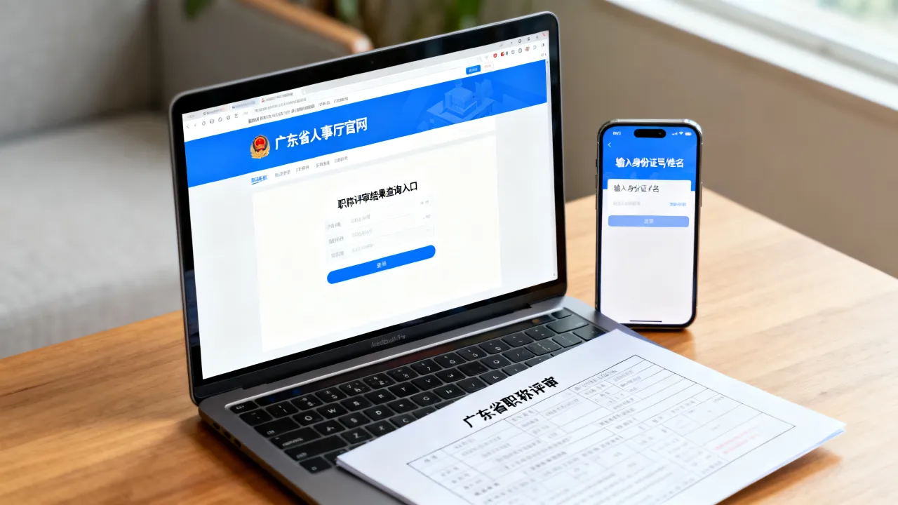 广东省人事厅网站入口在哪？怎么查询职称评审结果-图2