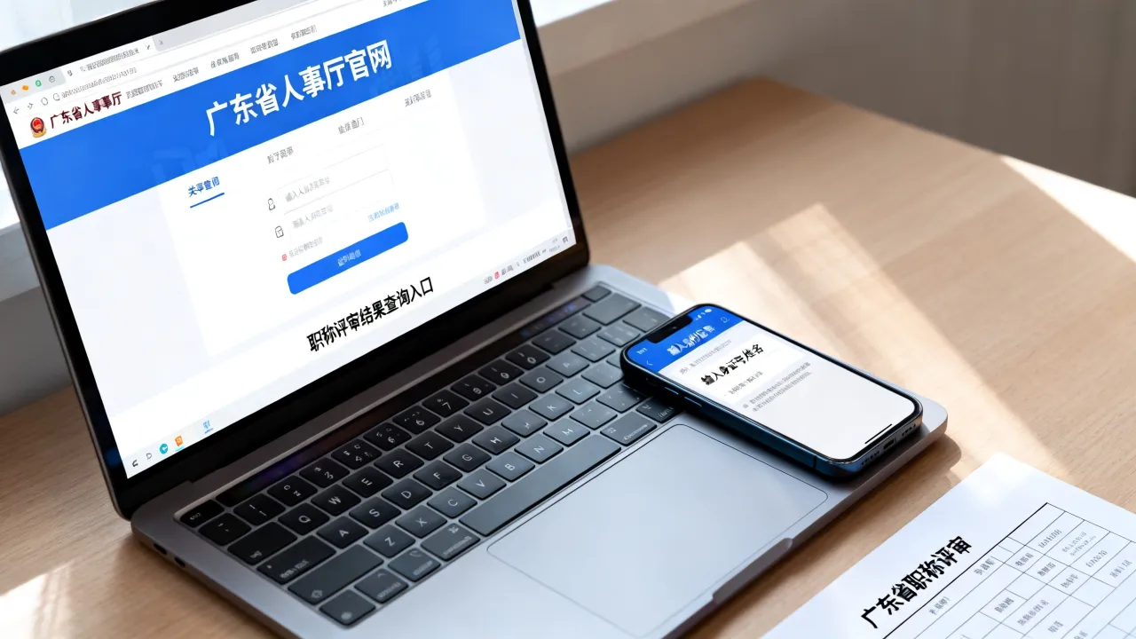 广东省人事厅网站入口在哪？怎么查询职称评审结果-图3
