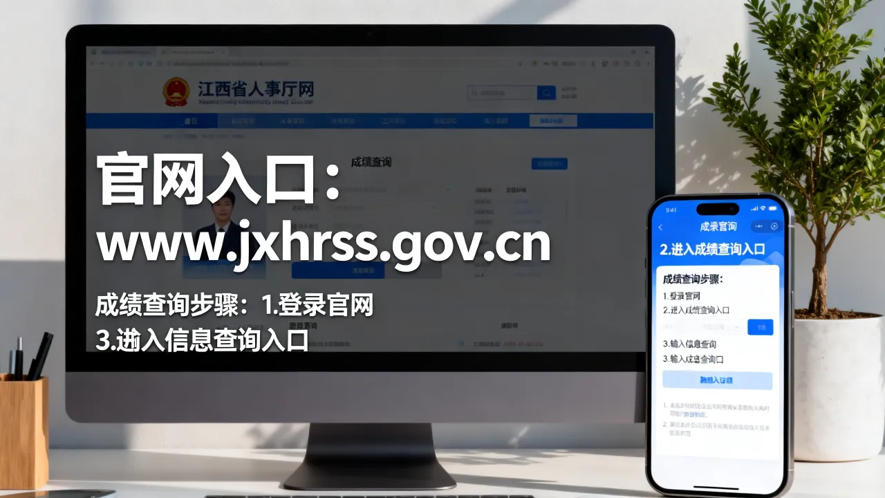 江西省人事厅网官网入口在哪里，江西省人事厅网怎么查成绩-图3