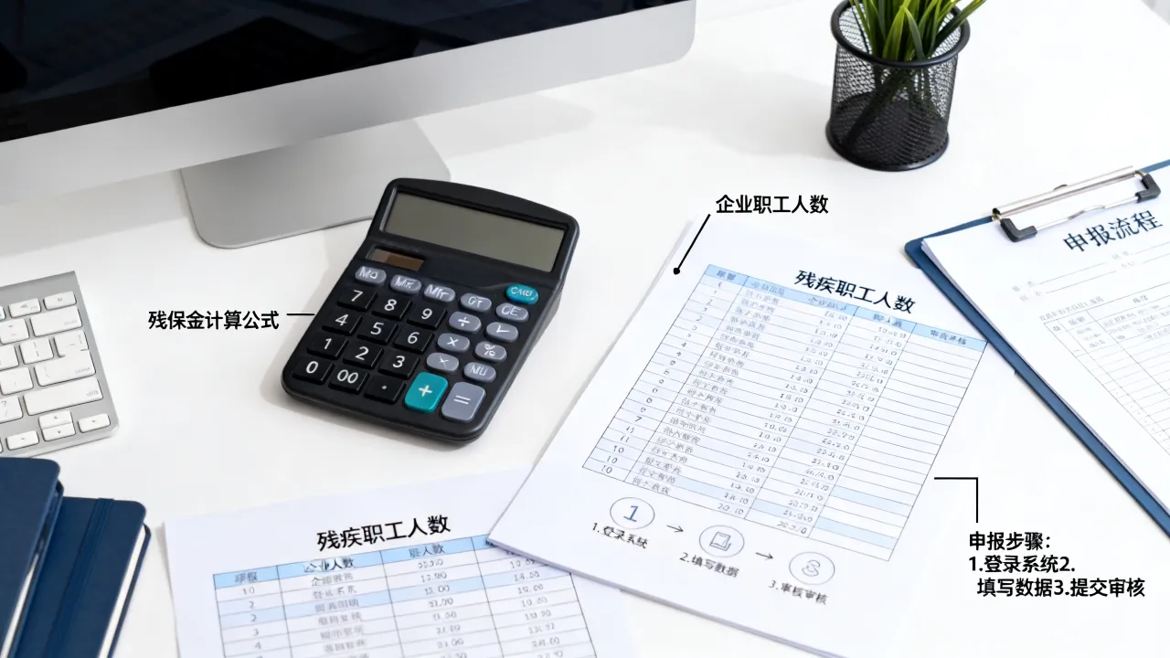 残保金如何计算,企业残保金怎么申报缴纳?