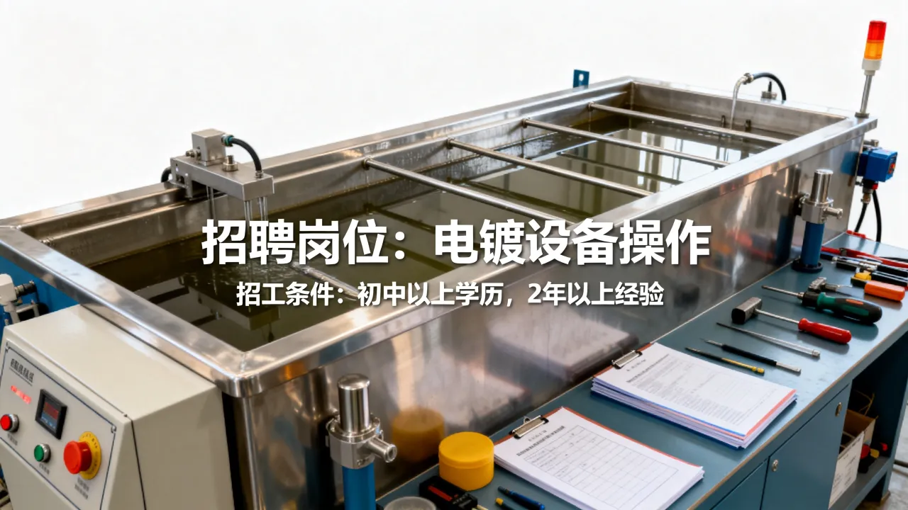 苏州电镀设备招聘好做吗?电镀厂招工条件有哪些
