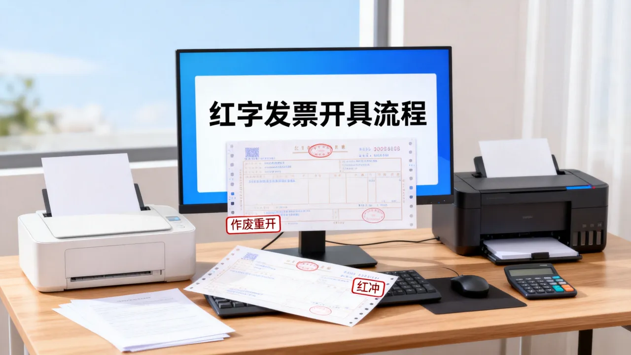 如何开红字发票，红字发票作废重开还是开红冲？-图1