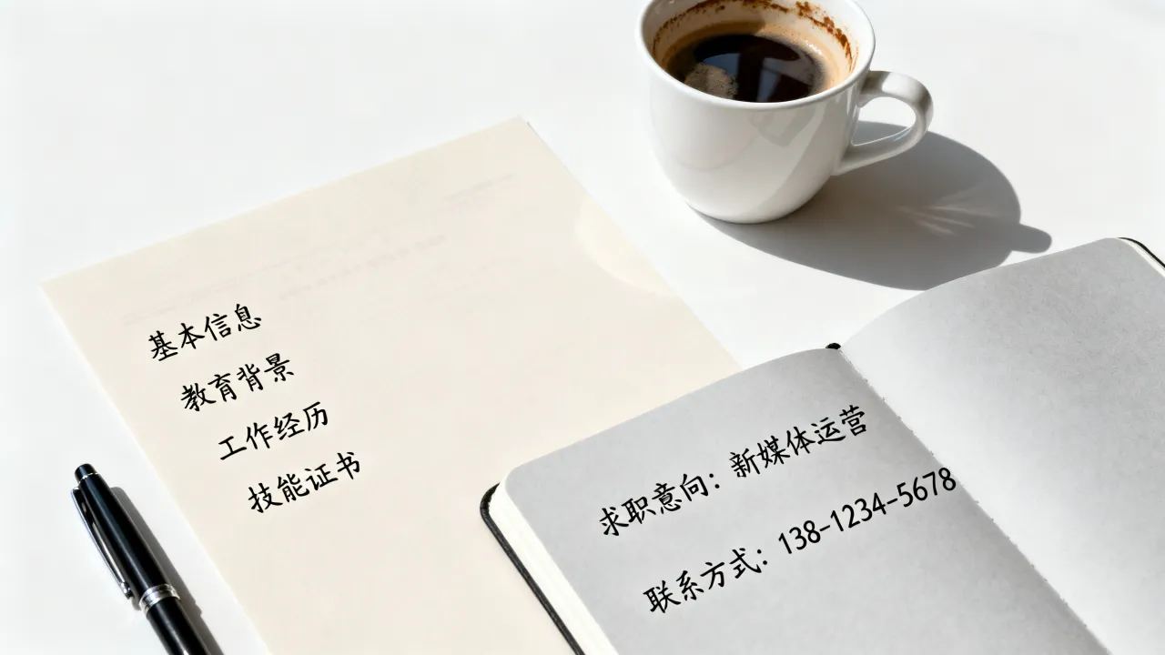 微简历怎么写,微简历模板与制作技巧有哪些?-图2 微简历怎么写,微简历模板与制作技巧有哪些?-图2