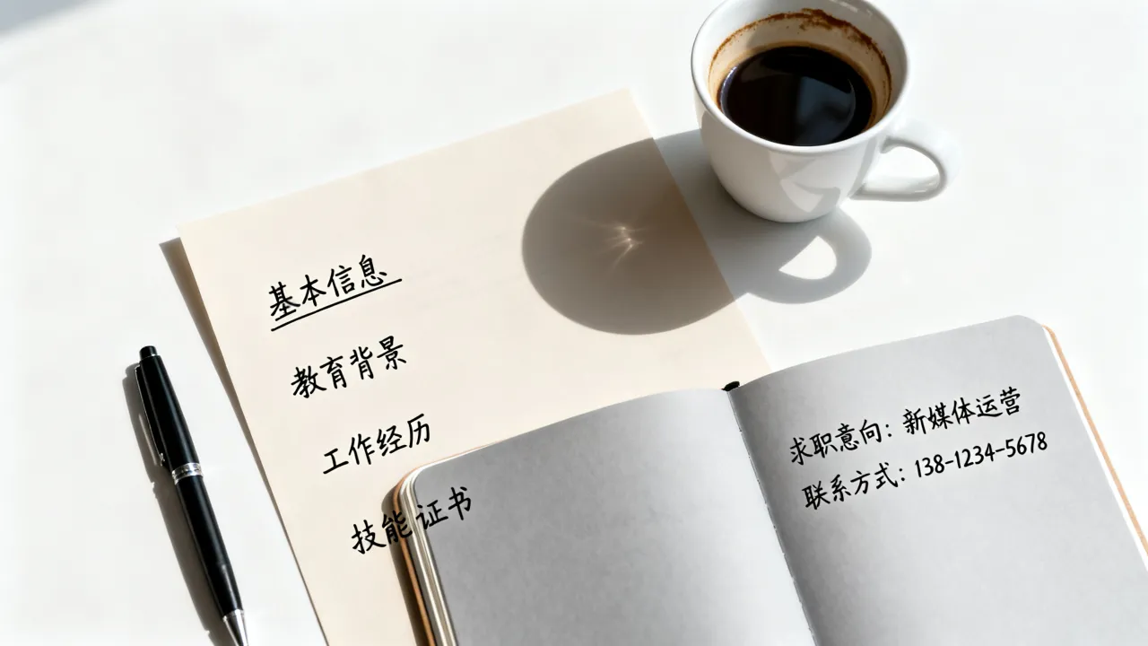 微简历怎么写,微简历模板与制作技巧有哪些?-图3 微简历怎么写,微简历模板与制作技巧有哪些?-图3