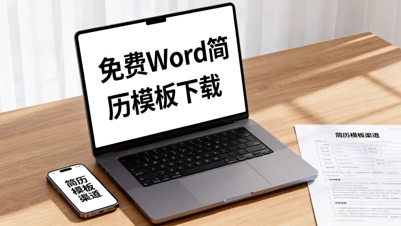 怎么下载简历模板，免费下载Word版简历模板有哪些渠道？-图2