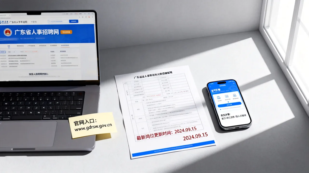 广东省人事招聘网官网入口在哪里，如何查询招聘信息？-图1