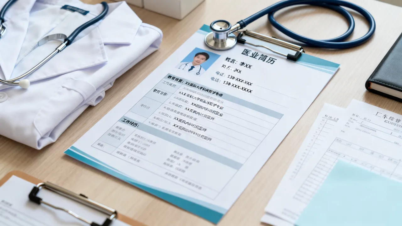 医生简历怎么写?求职简历模板与范文大全-图2 医生简历怎么写?求职简历模板与范文大全-图2